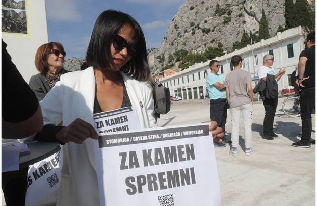 Omiš: Građani prosvjedovali zbog projekta obilaznice