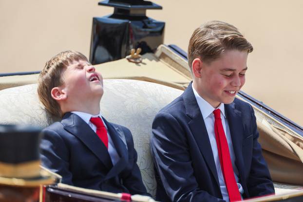 Trooping the Colour parade to honour Britain's King Charles on his official birthday in London