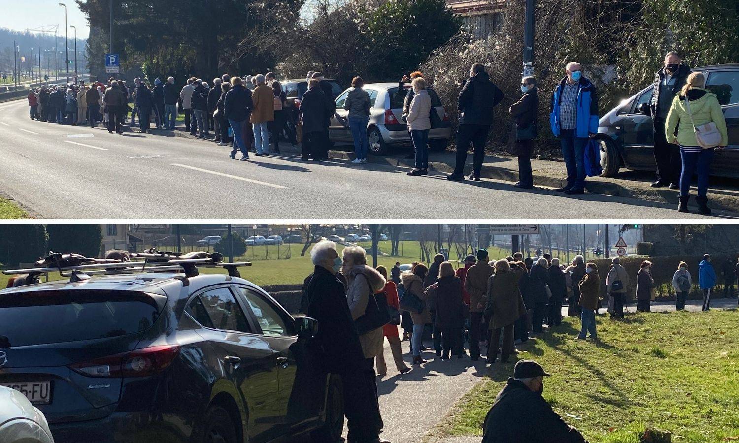 Redovi za cijepljenje u Zagrebu: 'Samo više da se cijepim, pa da napokon mogu mirna na plac'