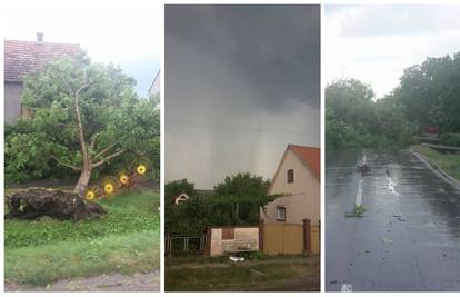 Slavonci su očajni: Milijunske štete od olujnog nevremena