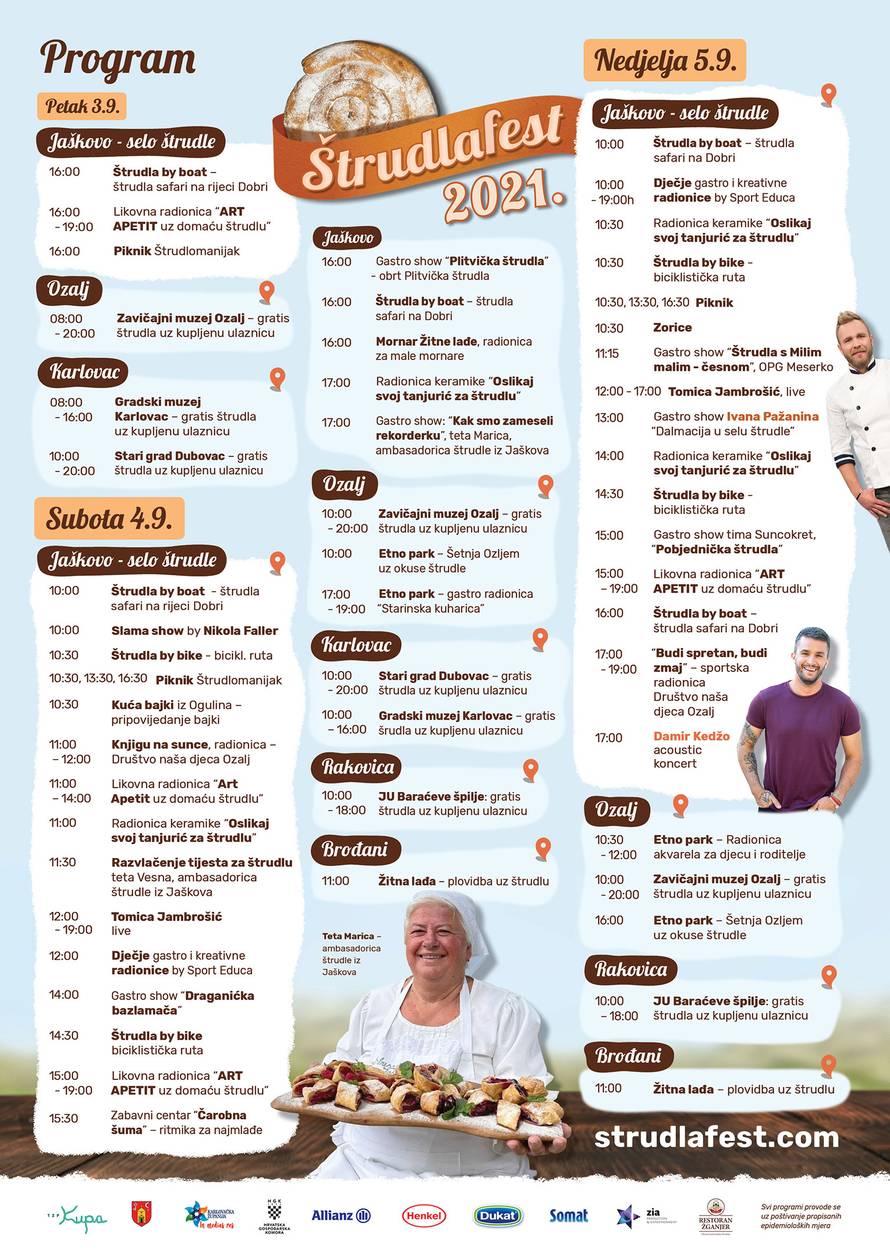 Počinje Štrudlafest u Jaškovu: Zabava uz domaće poslastice