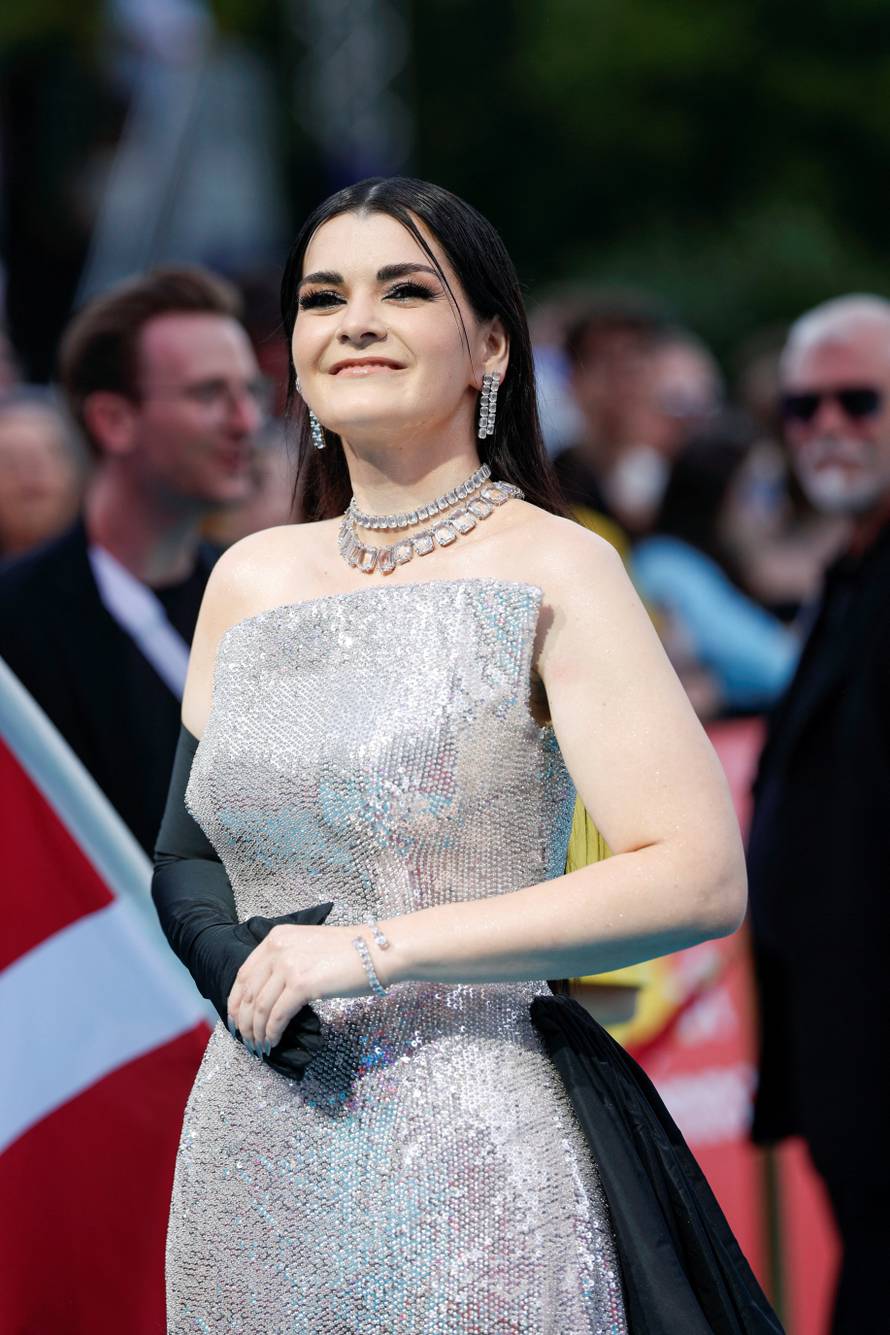 Eurovision Song Contest's 'Turquoise Carpet' event in Vienna
