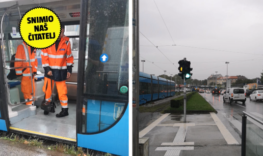 VIDEO Zastoj kod Autobusnog kolodvora zbog kvara tramvaja