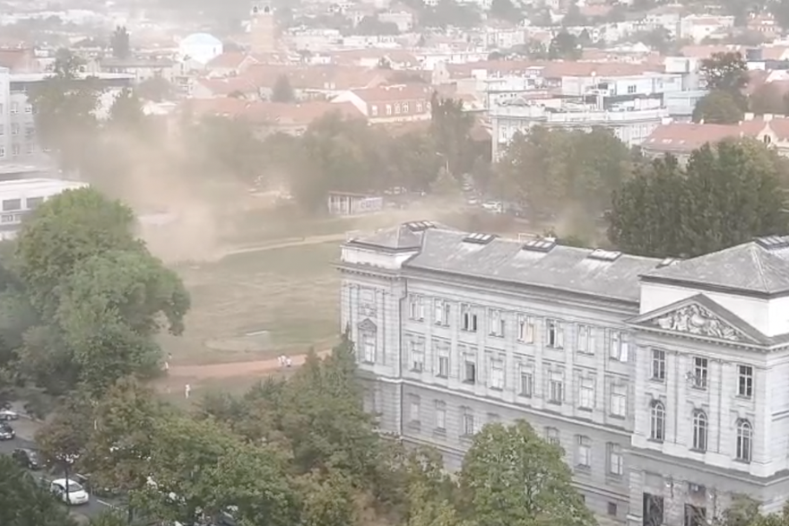 Nevrijeme u Zagrebu
