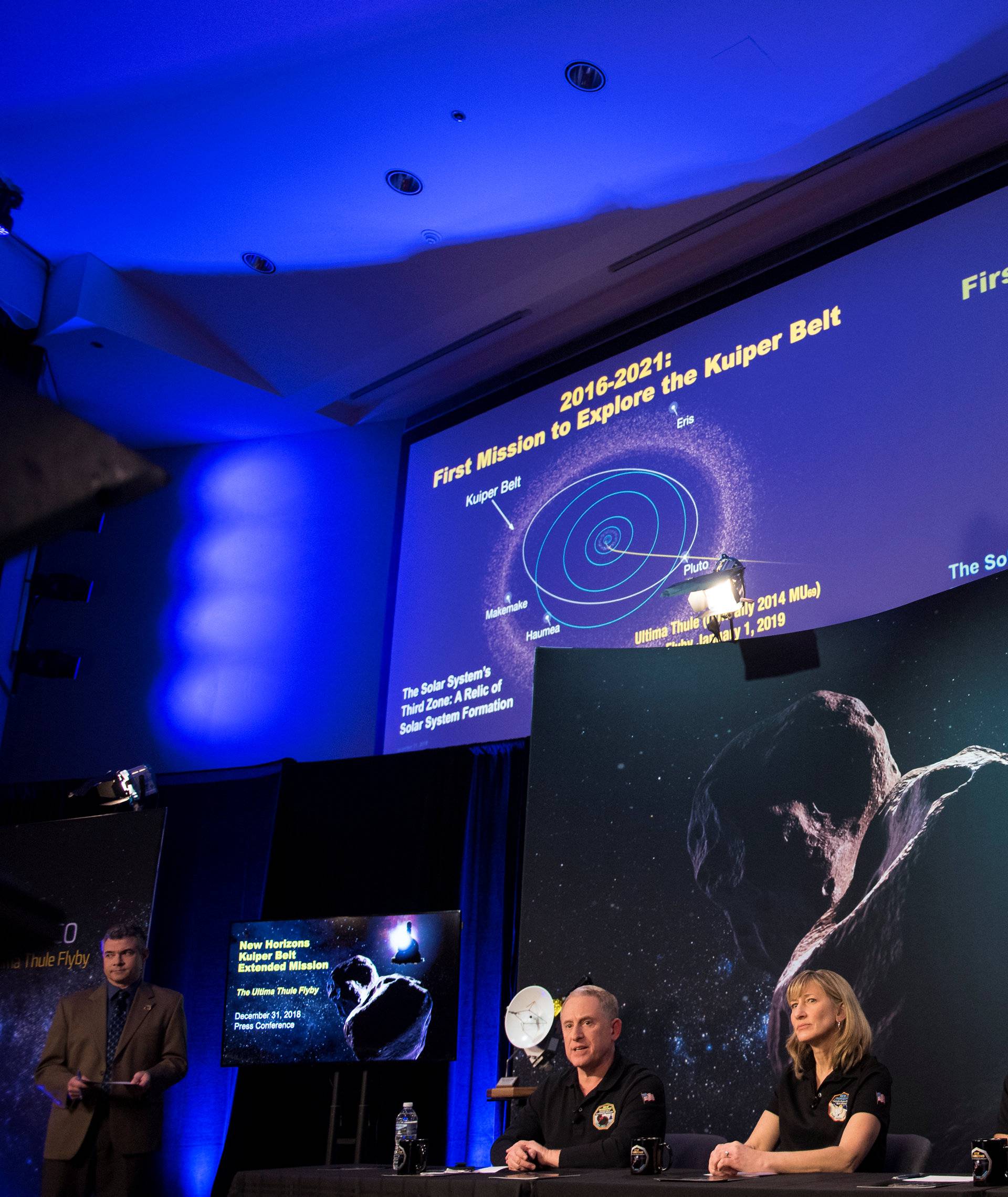 Team discusses the upcoming New Horizon's flyby of the Kuiper Belt object Ultima Thule