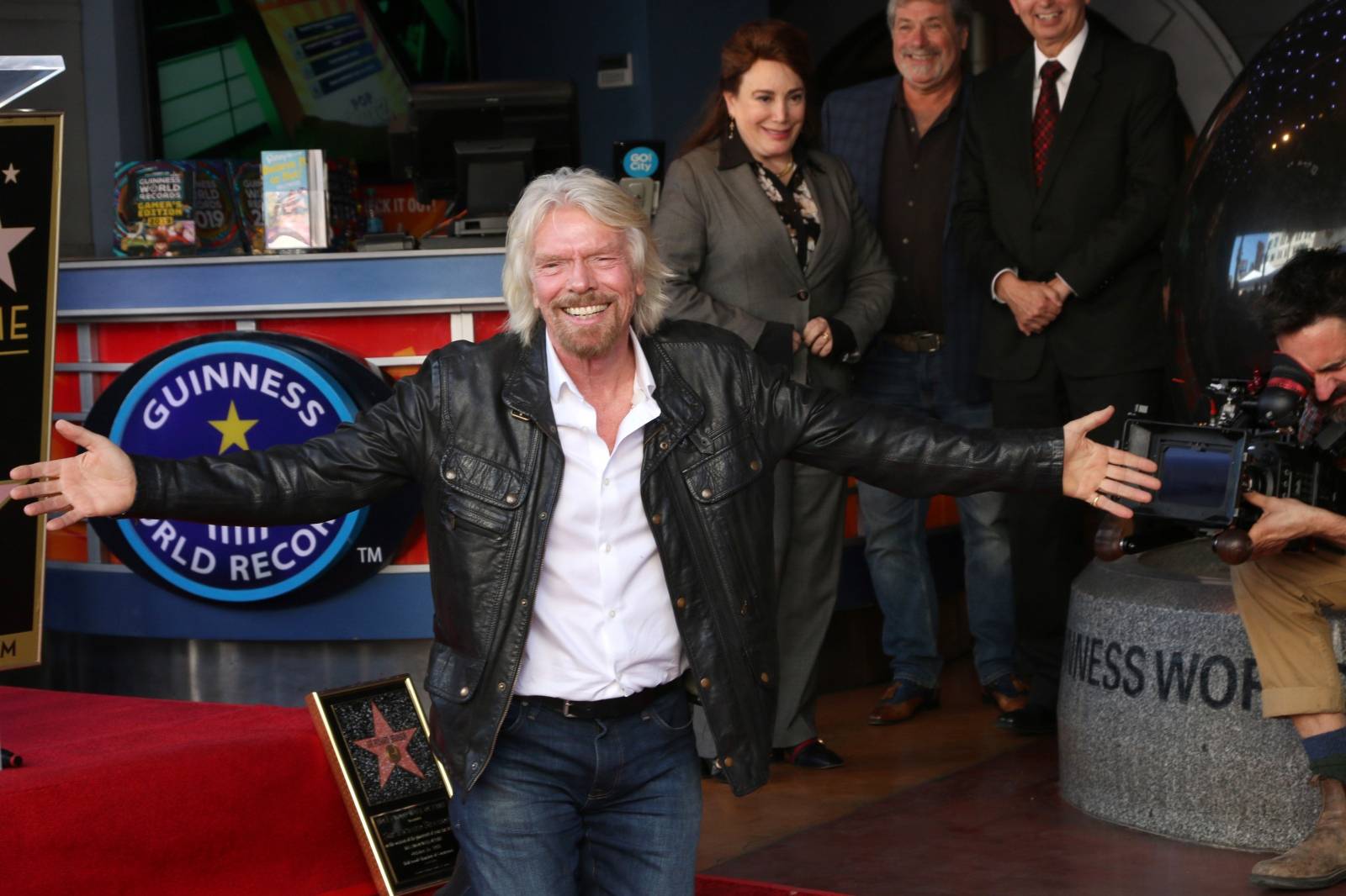 USA - Sir Richard Branson Star Ceremony - Los Angeles