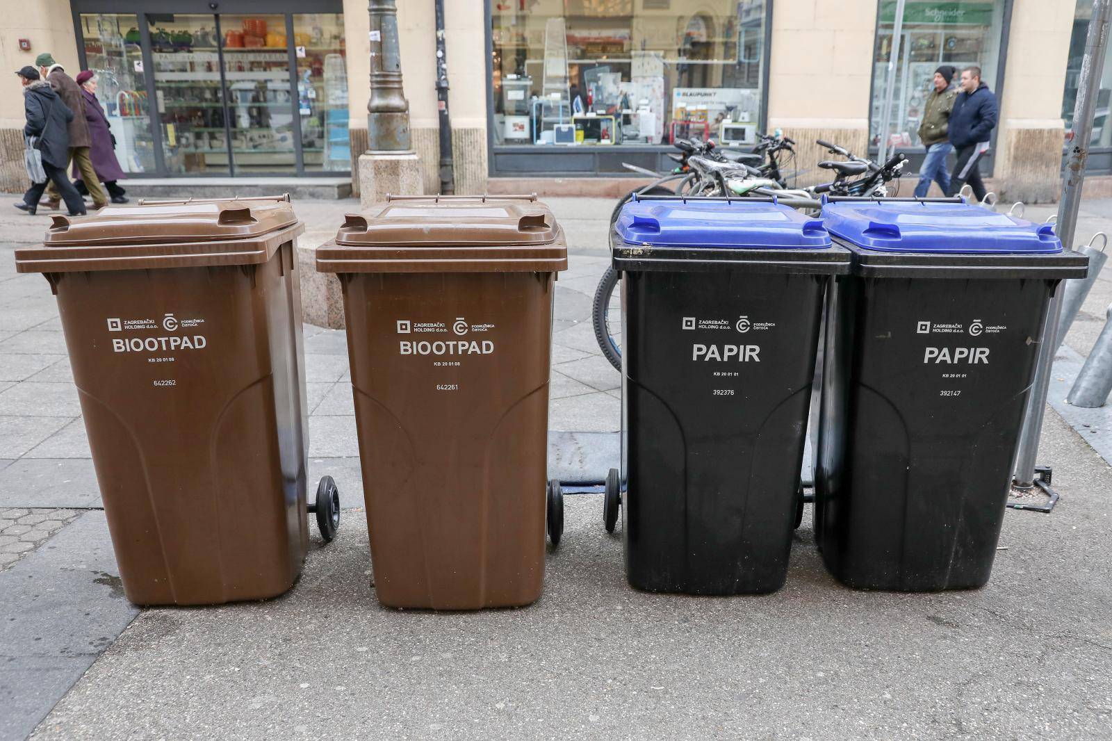 Kante za smeće u Zagrebu