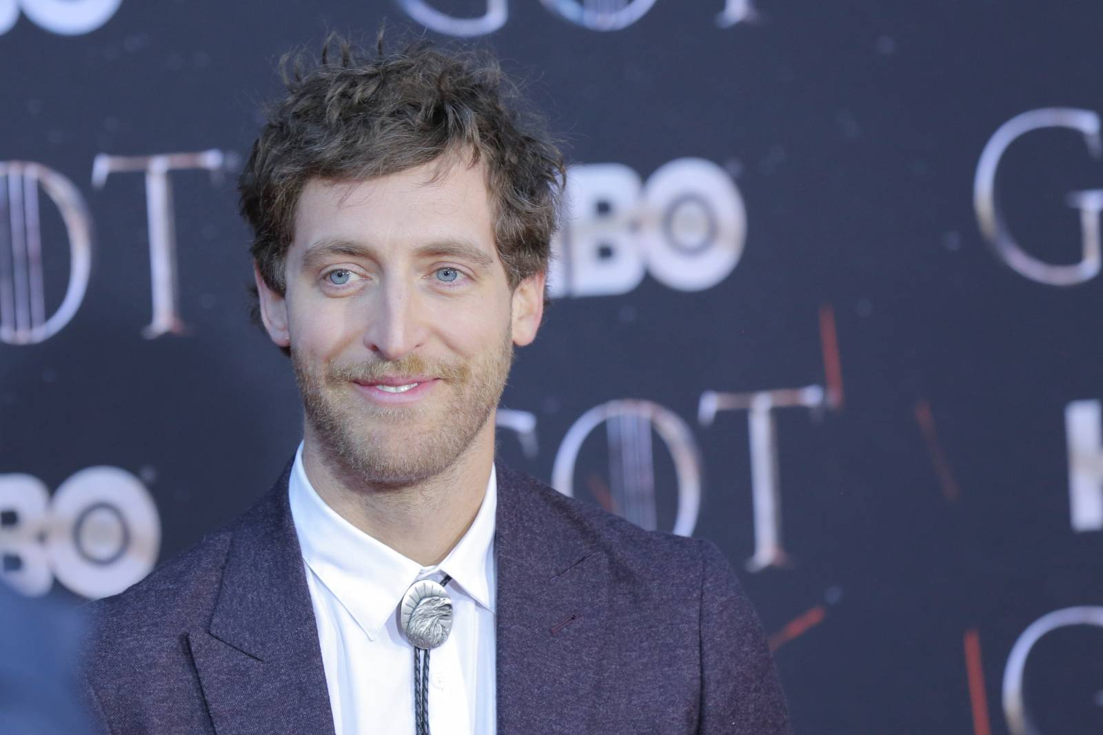 Thomas Middleditch arrives for the premiere of the final season of "Game of Thrones" at Radio City Music Hall in New York
