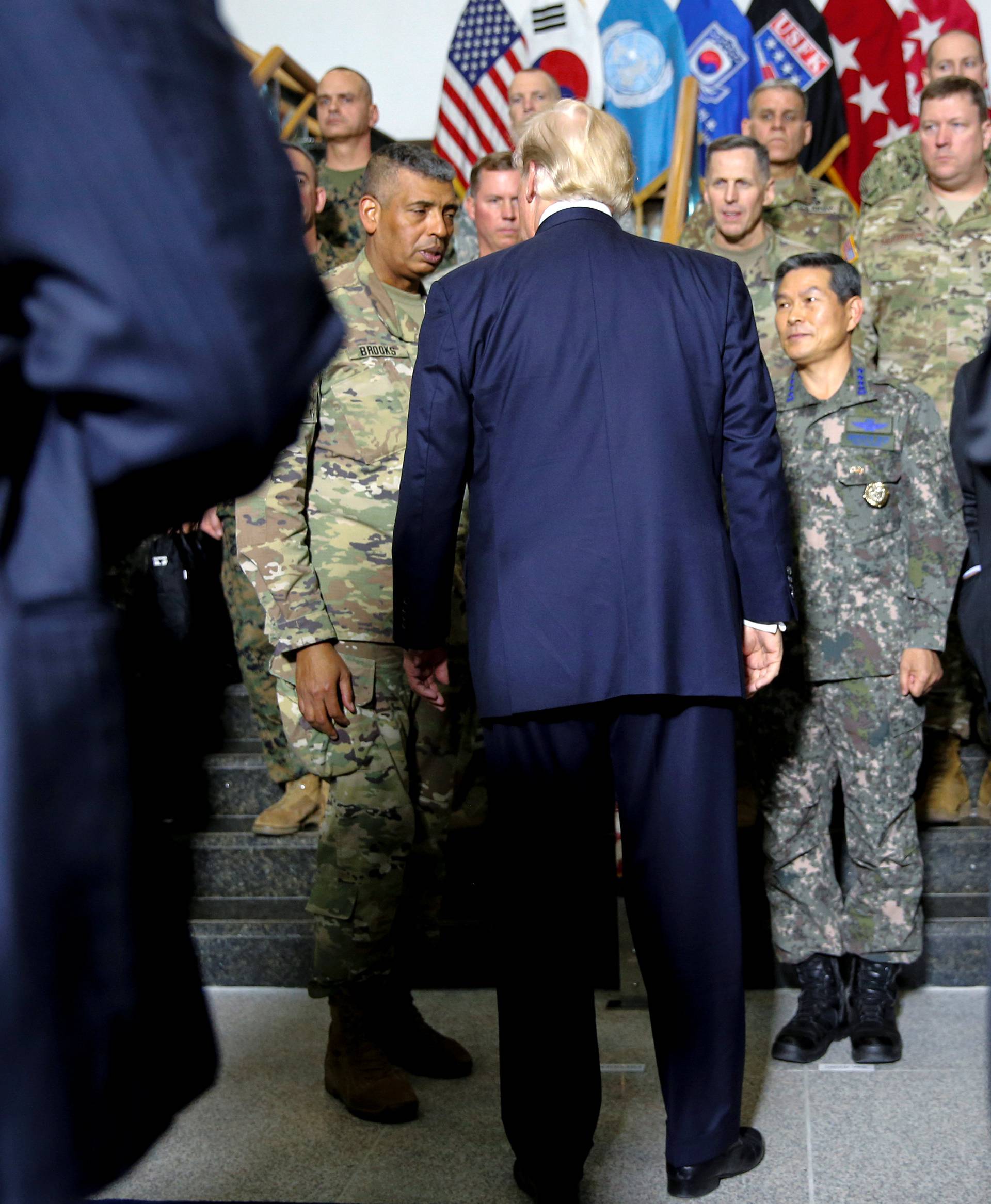 Trump arrives in South Korea for the second stop of his five-country trip to Asia