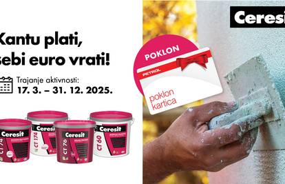Ceresit nagrađuje vašu lojalnost: nagradni natječaj “Kantu plati, euro sebi vrati!”