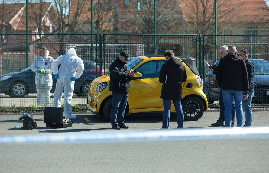Zagreb: Policijski očevid u Dubravi gdje je jutros došlo do pucnjave