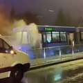 VIDEO Na Prečkom se pokvario tramvaj, sukljao je gusti dim