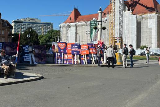 U&Zcaron;IVO Blokiran promet zbog Hoda za &zcaron;ivot, jake policijske snage ve&cacute; su u centru Zagreba