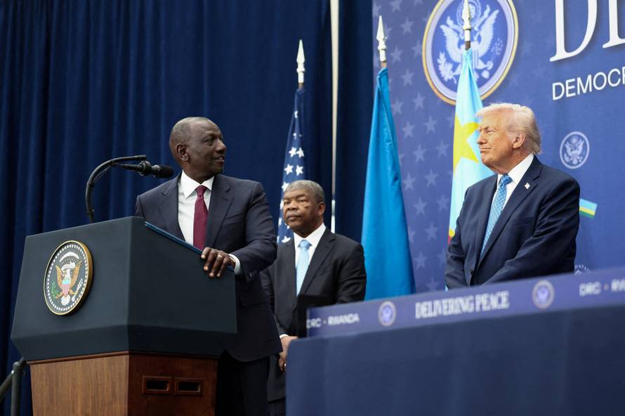U.S. President Trump hosts leaders of Congo and Rwanda, in Washington