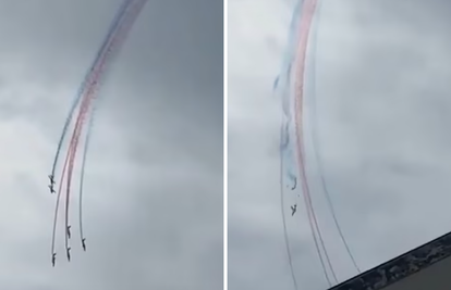 VIDEO Pogledajte zastrašujuć trenutak sudara francuskih vojnih mlažnjaka u zraku