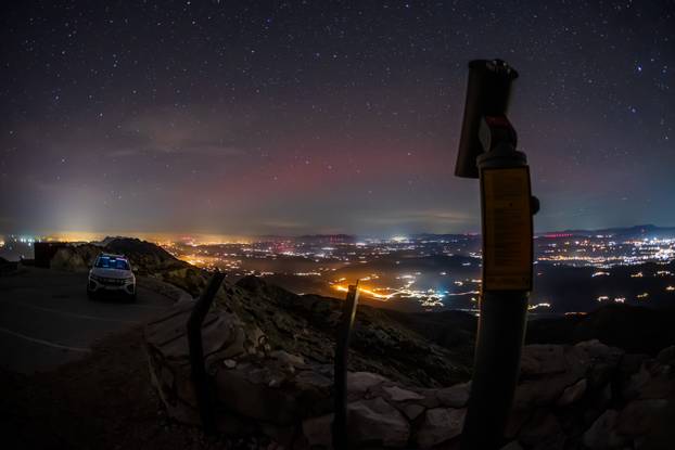 Aurora Borealis promatrana s vrha Biokova Sv. Jure 