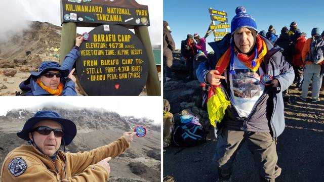 Zagrebački policajac osvojio Kilimanđaro, najviši vrh Afrike
