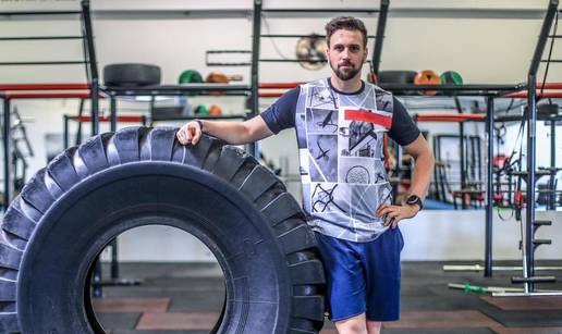 Tomislav Lubenjak diže  gume od 120 kg: 'To je moj trening'