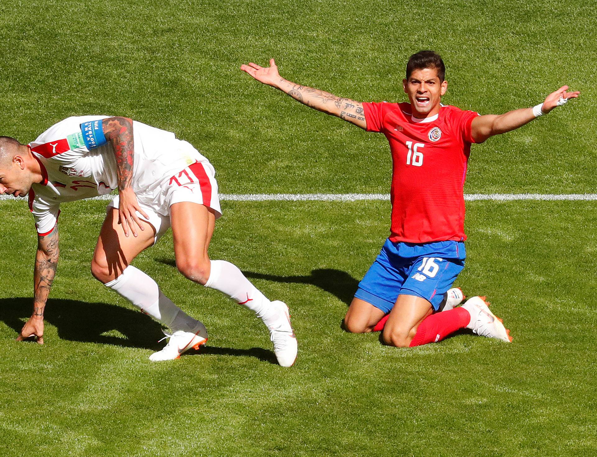 World Cup - Group E - Costa Rica vs Serbia