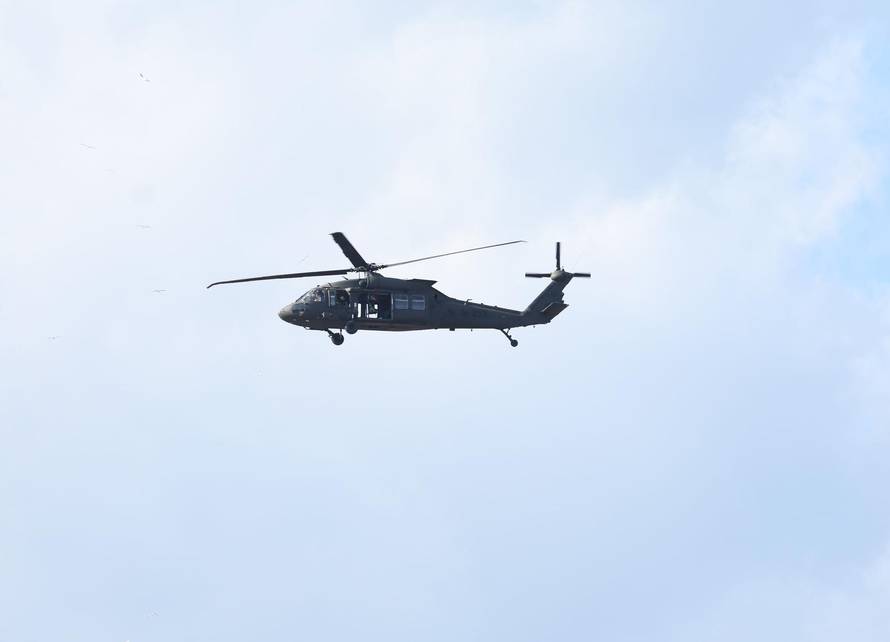 Zagreb: Generalna proba svečanog vojnog mimohoda - zračne snage 