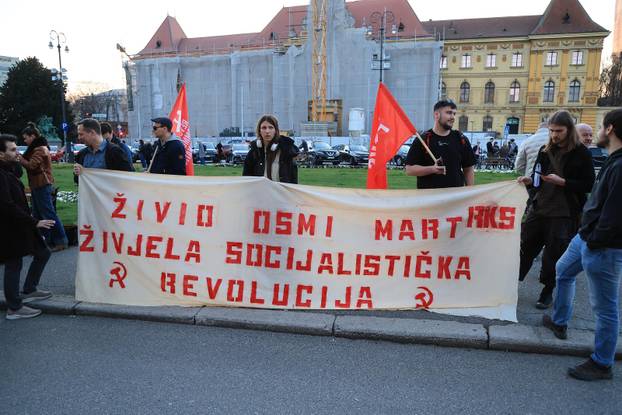 Zagreb: Održan jubilarni 10. Noćni marš za prava žena "Žene – kičma otpora"