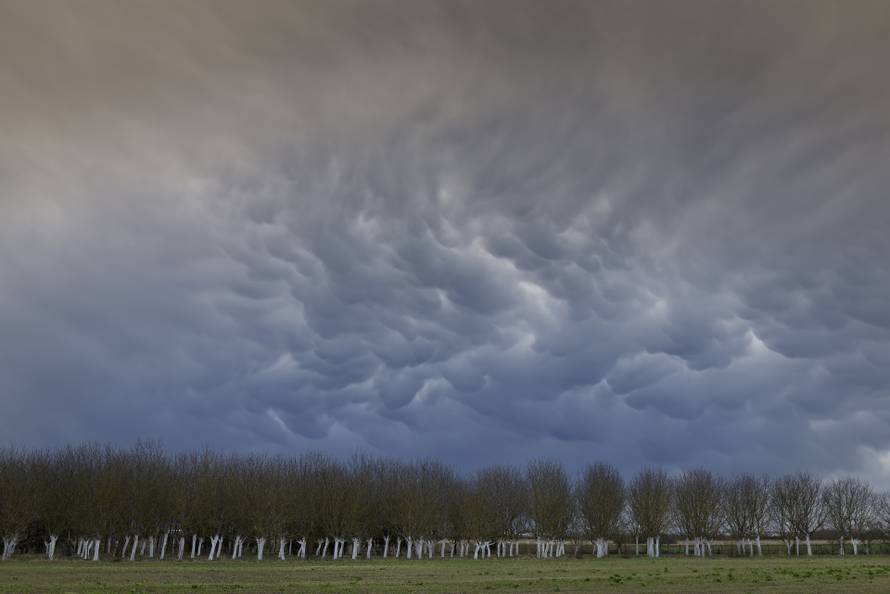 Prekrasni kišni oblaci iznad Čepina 
