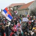 FOTO Ljuti studenti na prosvjedu u Srbiji: 'Svakog se trenutka očekuje da će pasti...'