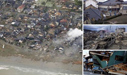 FOTO Pogledajte kako izgleda Japan dan nakon jakih potresa: Ruševine posvuda, izbili požari