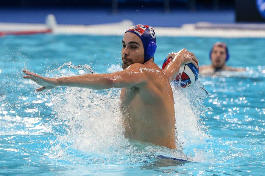 Beograd: Utakmica 2. kola 37. Europskog vaterpolo prvenstva, Gruzija - Hrvatska