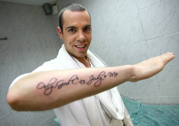 ARHIVA - 2010. Zagreb: Marko Grubni? tetovirao desnu podlakticu 