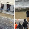 Zagreb: Kopali su otvore za spremnike otpada pa pogodili cijev, stanari su bijesni...