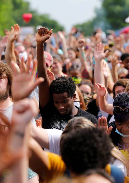 Protesters Gather in Minneapolis to Memorialize George Floyd