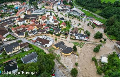 VIDEO Snimka vodenog horora u Sloveniji iz zraka: Pogledajte razmjere štete od nevremena