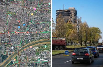 Ogromne gužve od ranog jutra zbog Vjesnika. Traju radovi na  obilasku, stiže pregled statičara