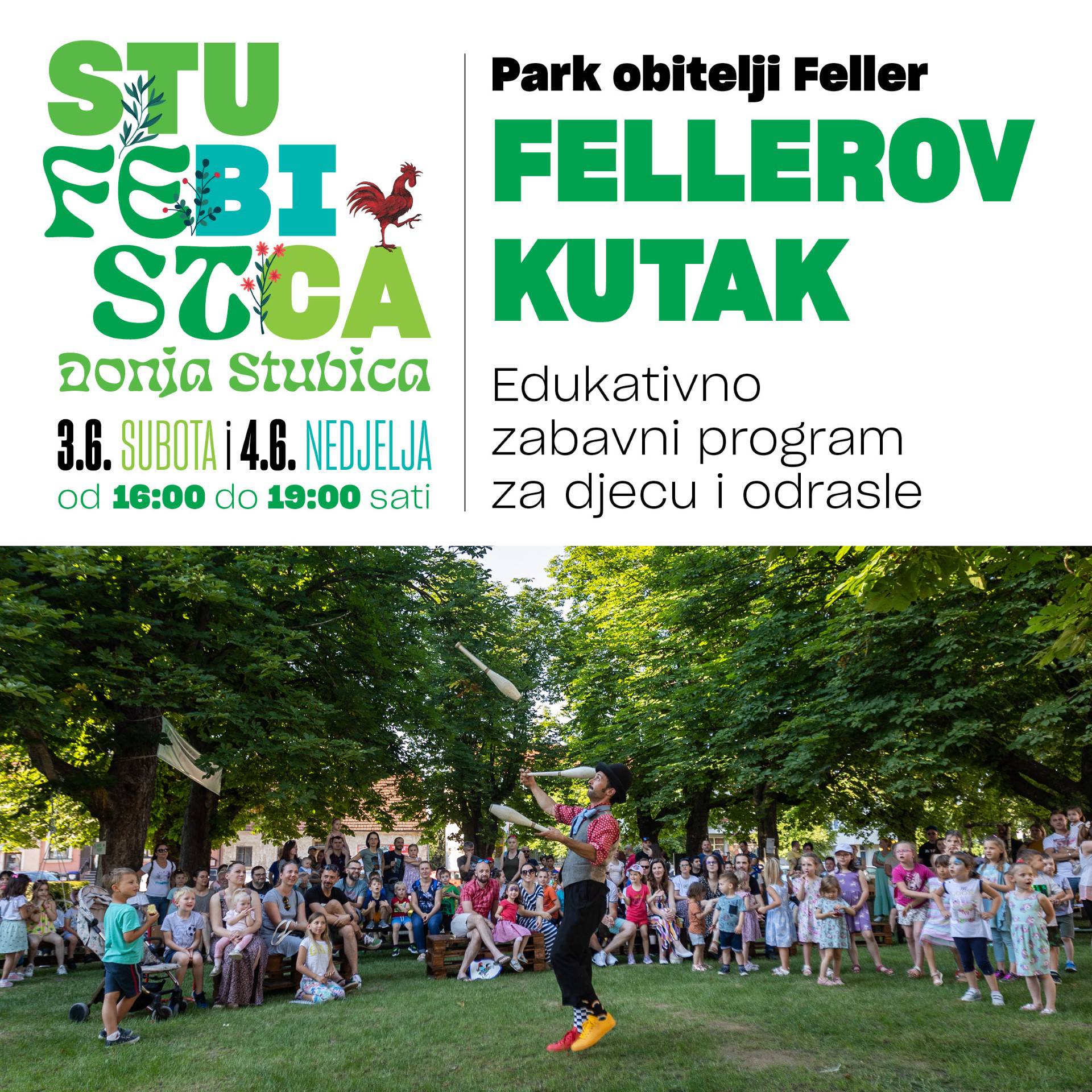 Ne propustite Stubica Fest od 2. do 4.6.2023. koji  nudi bogat kulturni i zabavni program!