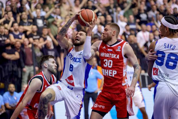 Zadar: Hrvatska i Francuska odigrali utakmicu kvalifikacija za EuroBasket