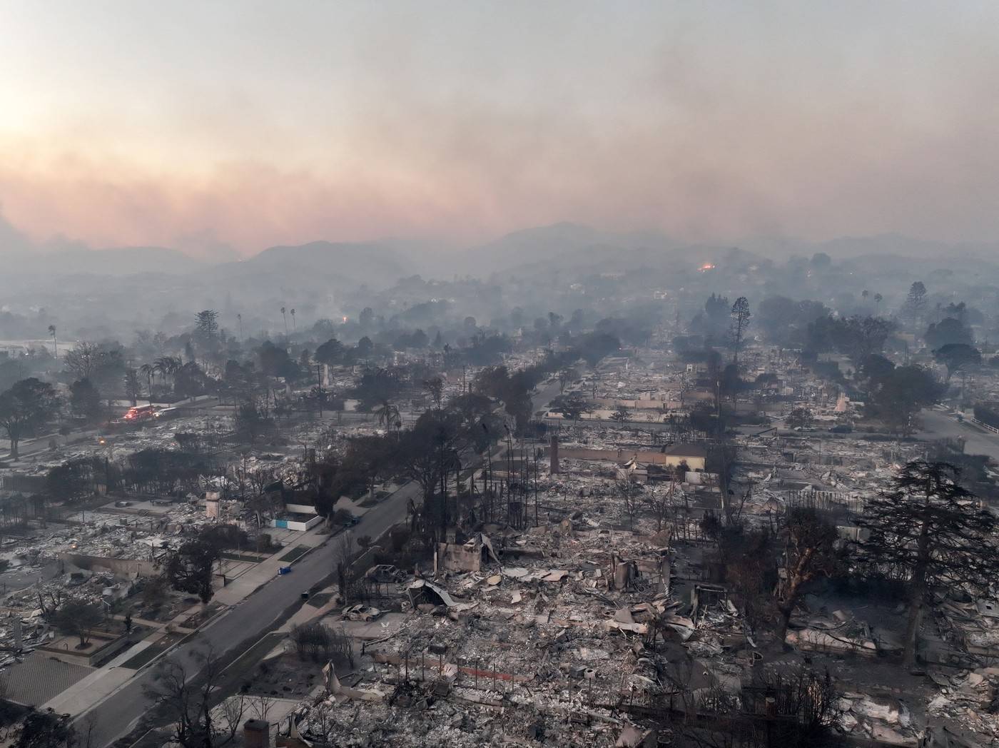 Pacific Palisades wildfire in Los Angeles