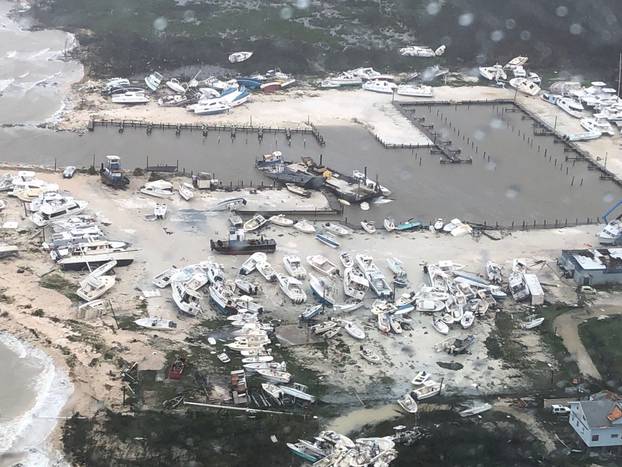 Hurricane Dorian aftermath in the Bahamas