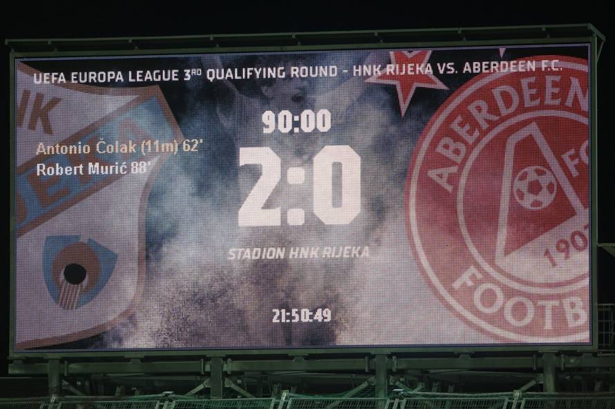 Rijeka: Prva utakmica 3. pretkola Europske lige, HNK Rijeka - Aberdeen FC