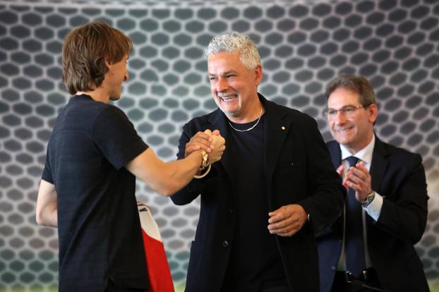 Opatija: Roberto Baggio na predstavljanju nogometnog kampa za djecu