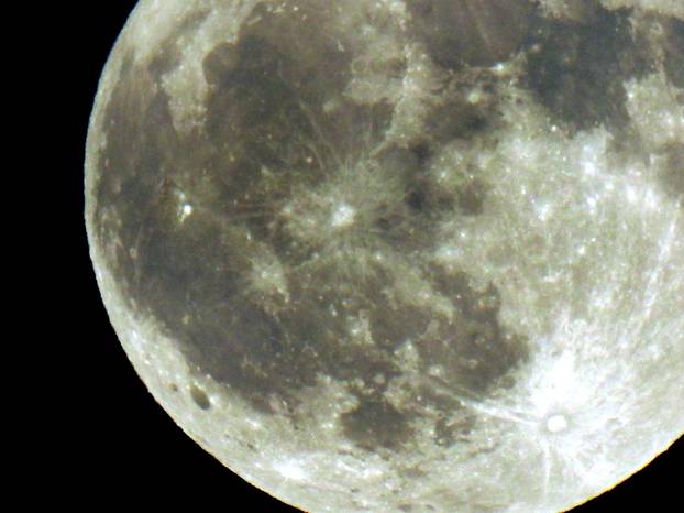 Pun mjesec iznad Šibenika