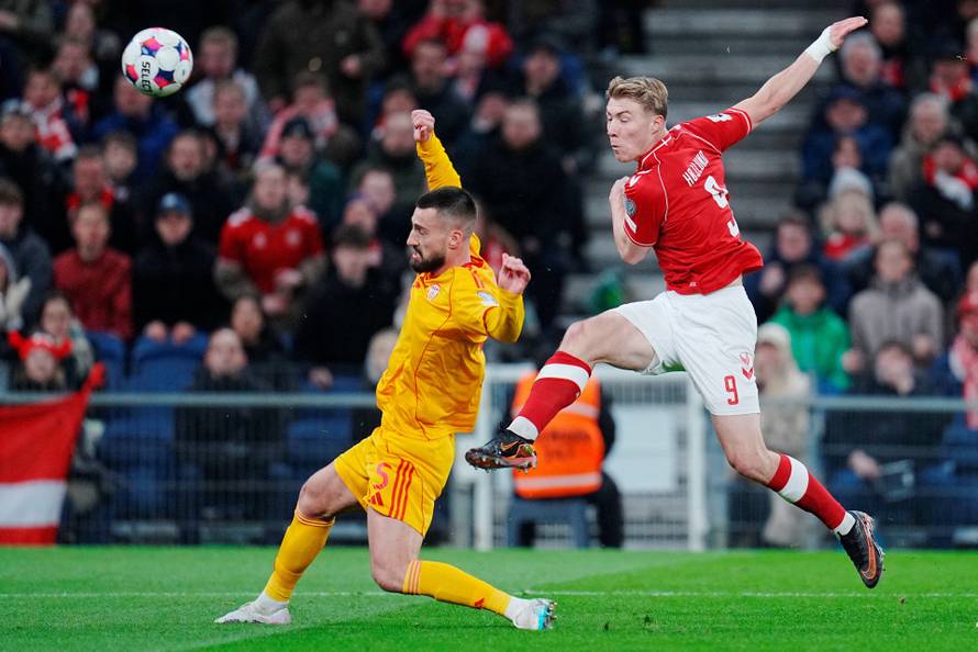 FIFA World Cup - UEFA Qualifiers - Semi Final - Denmark v North Macedonia