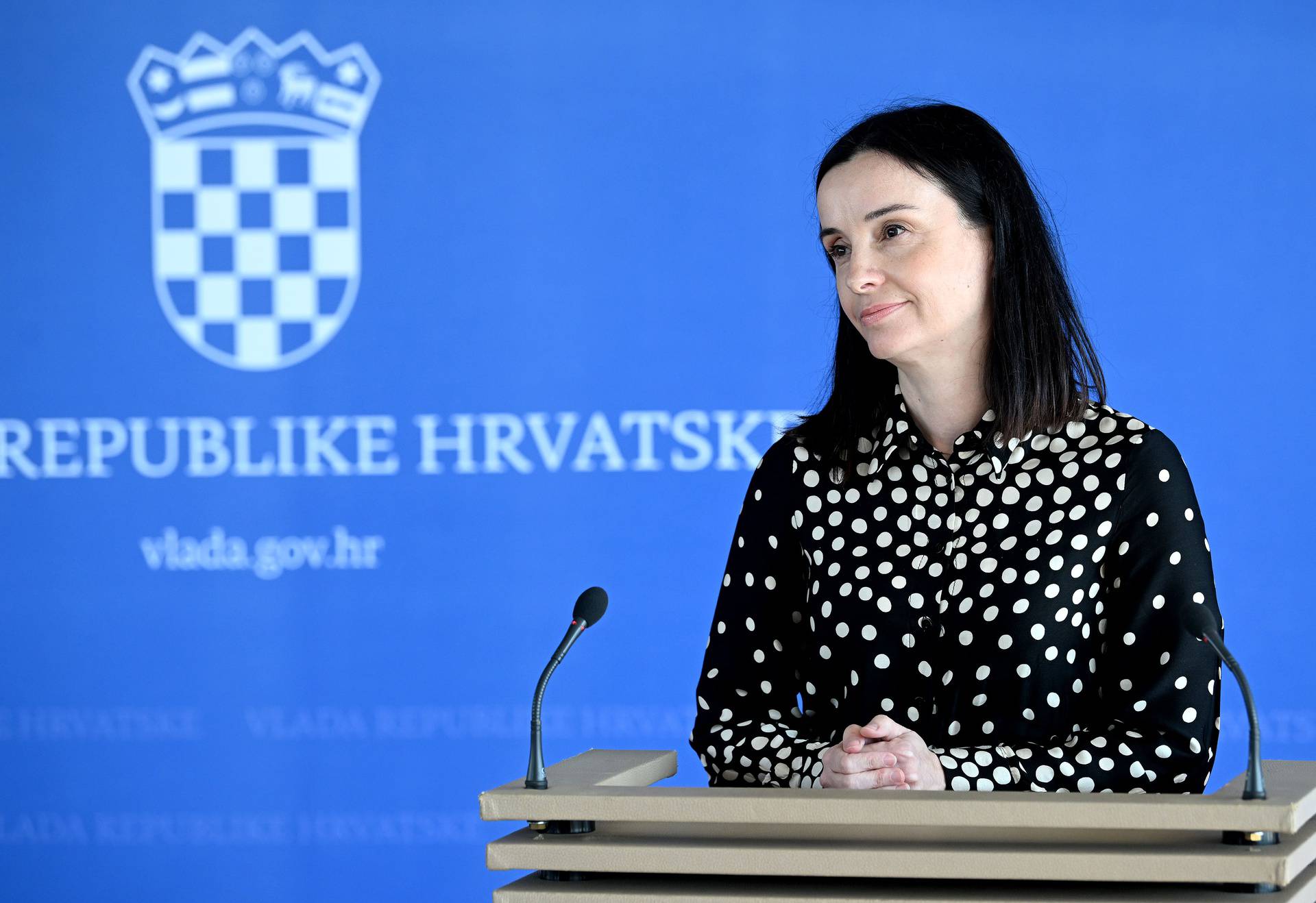 Zagreb: Marija Vučković obratila se medijima nakon sjednice Vlade