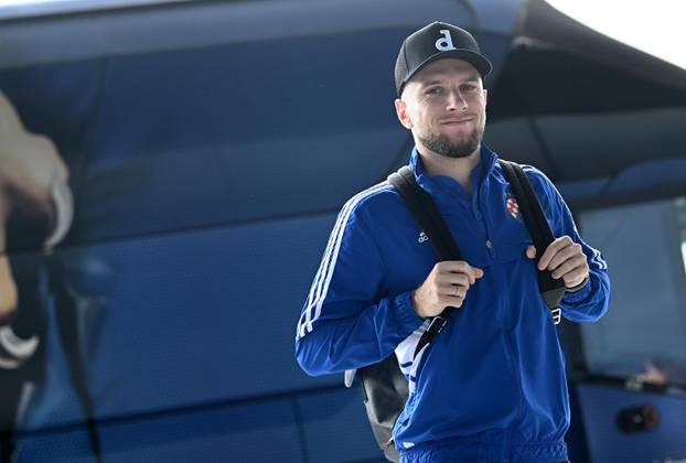 Zagreb: Odlazak igrača GNK Dinamo na uzvratnu utakmicu protiv Sparte