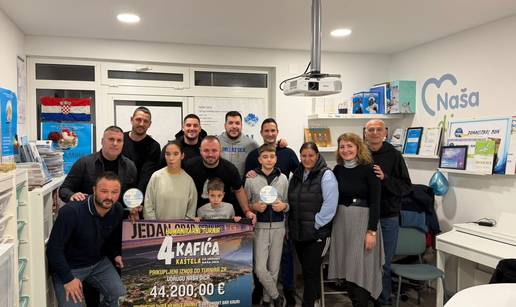Donacijom 44.200 eura udruzi 'Na&scaron;a dica' okon&ccaron;an je drugi turnir '&Ccaron;etiri kafi&cacute;a - Ka&scaron;tela'