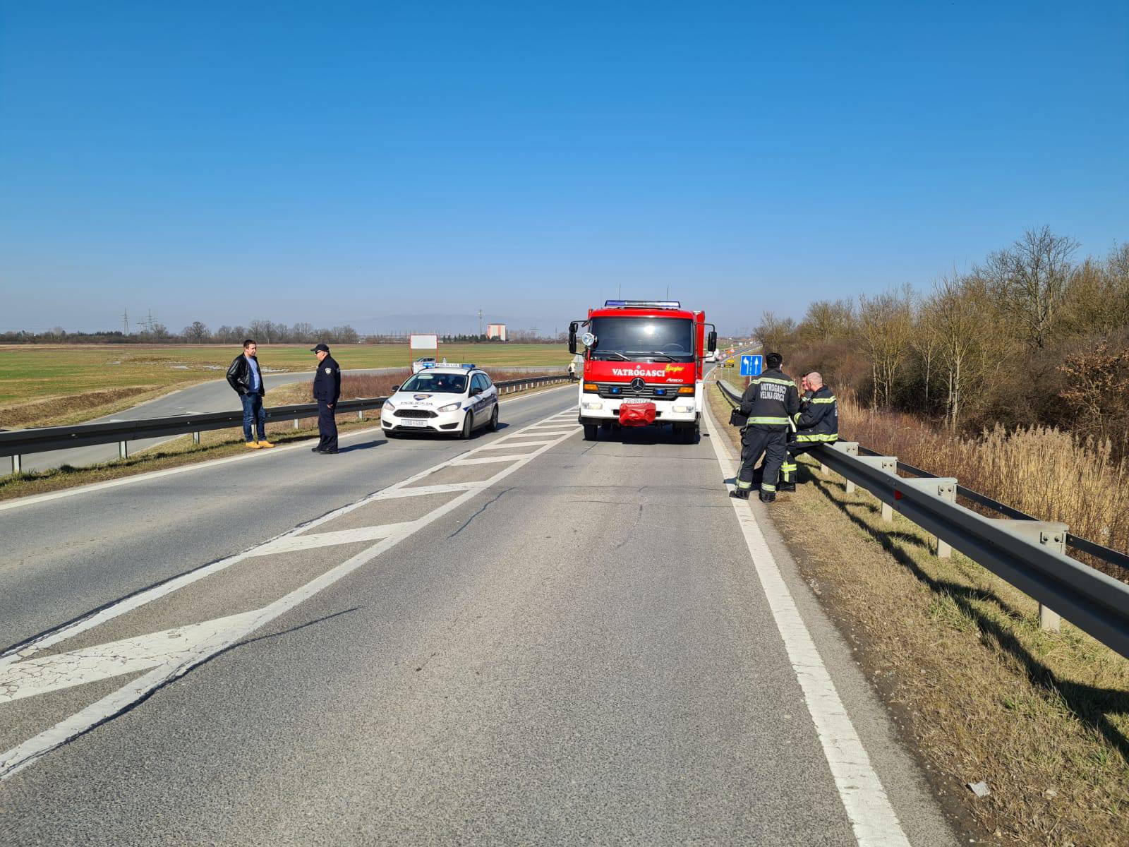 Sudar kamiona i auta blizu Velike Gorice, jedan mrtav