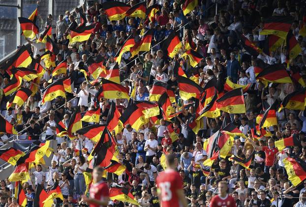 Soccer U-21 country game / European Championship qualification / Germany - Hungary 4:0.