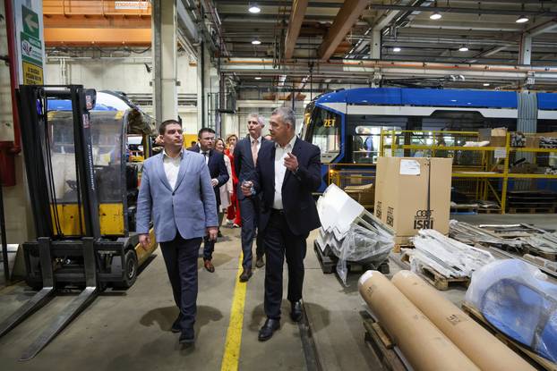 Zagreb: Oleg Butković sa suradnicima obišao je proizvodni pogon Končara 