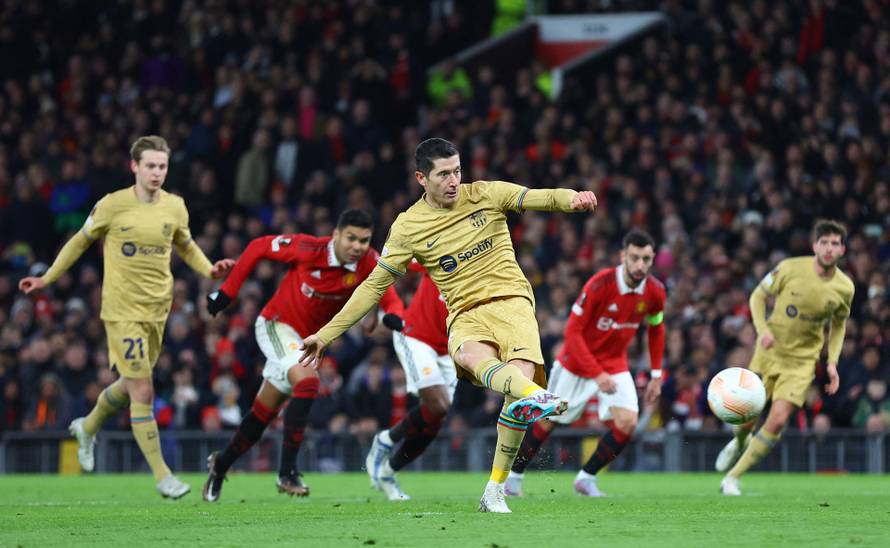 Europa League - Play-Off Second Leg - Manchester United v FC Barcelona