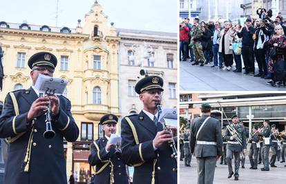 VIDEO Vojni orkestri Hrvatske i Austrije oduševili Zagrepčane za 30 godina diplomatske suradnje